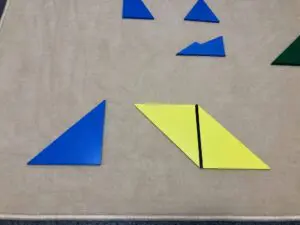 図形を探求する｜モンテッソーリの「構成三角形」｜おきがる